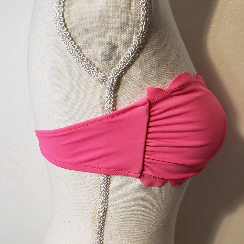 Victoria's Secret Hot Pink Bikini Top - Picture 5 of 7